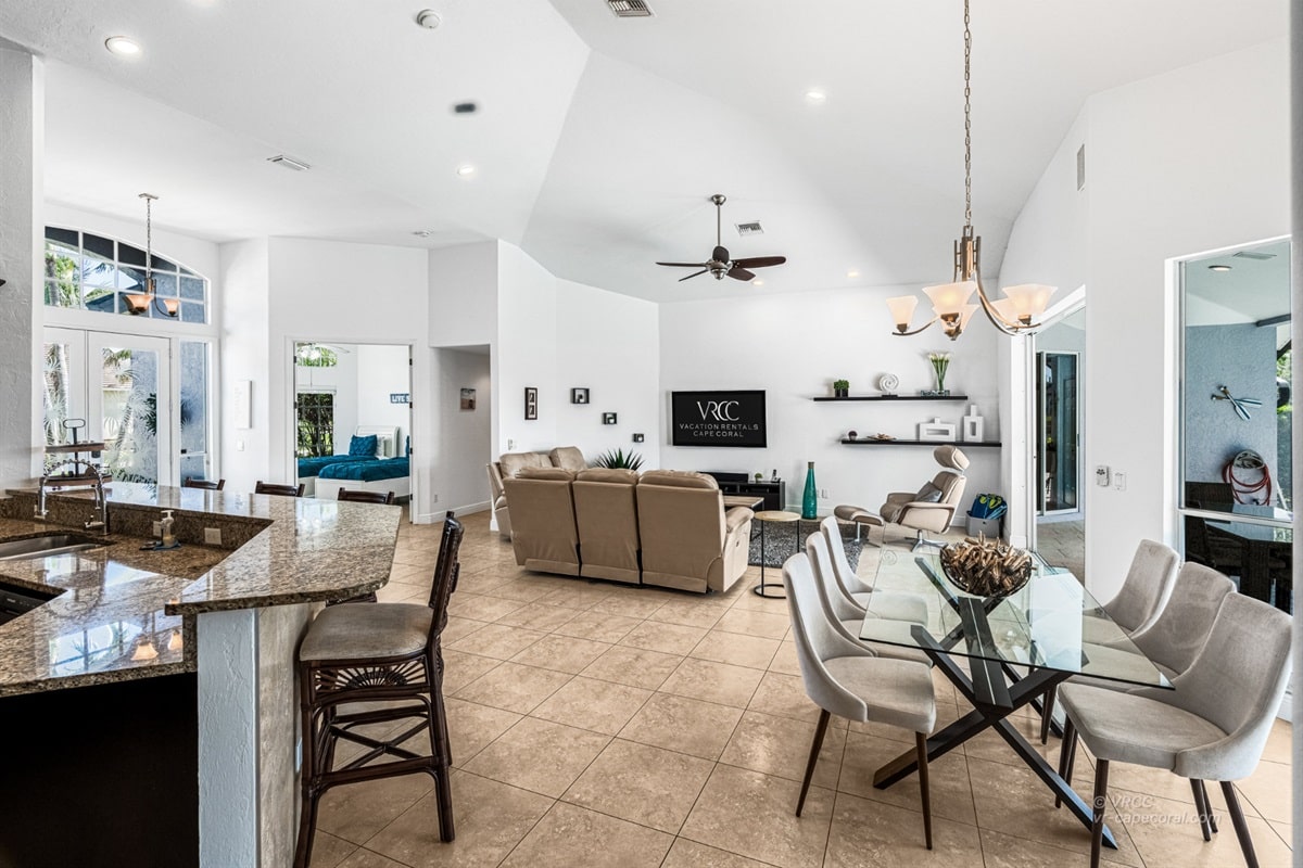 Vacation home in Cape Coral, FL, available for rent, managed by Vacation Rentals Cape Coral