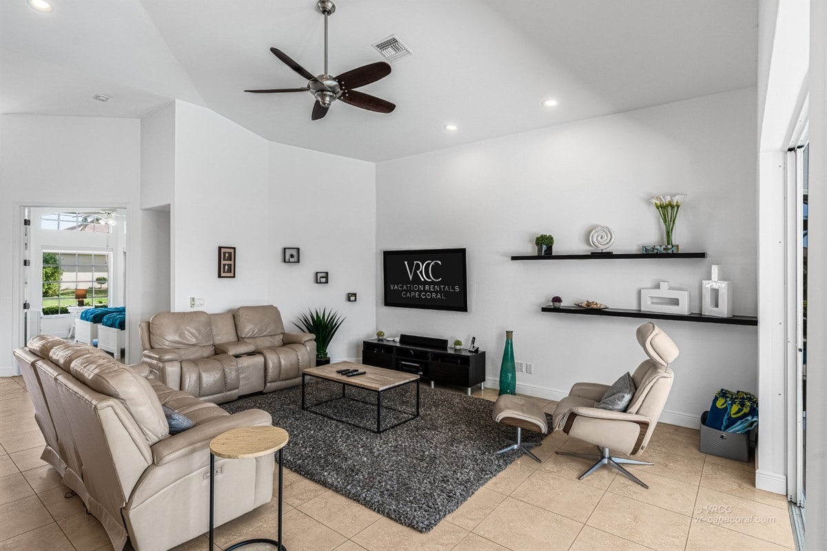 Vacation home in Cape Coral, FL, available for rent, managed by Vacation Rentals Cape Coral