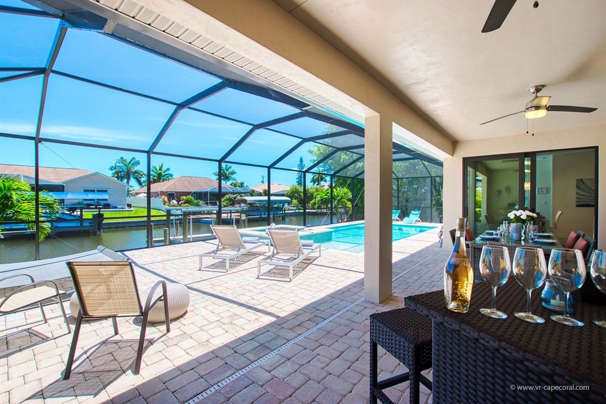 Vacation home in Cape Coral, FL, available for rent, managed by Vacation Rentals Cape Coral