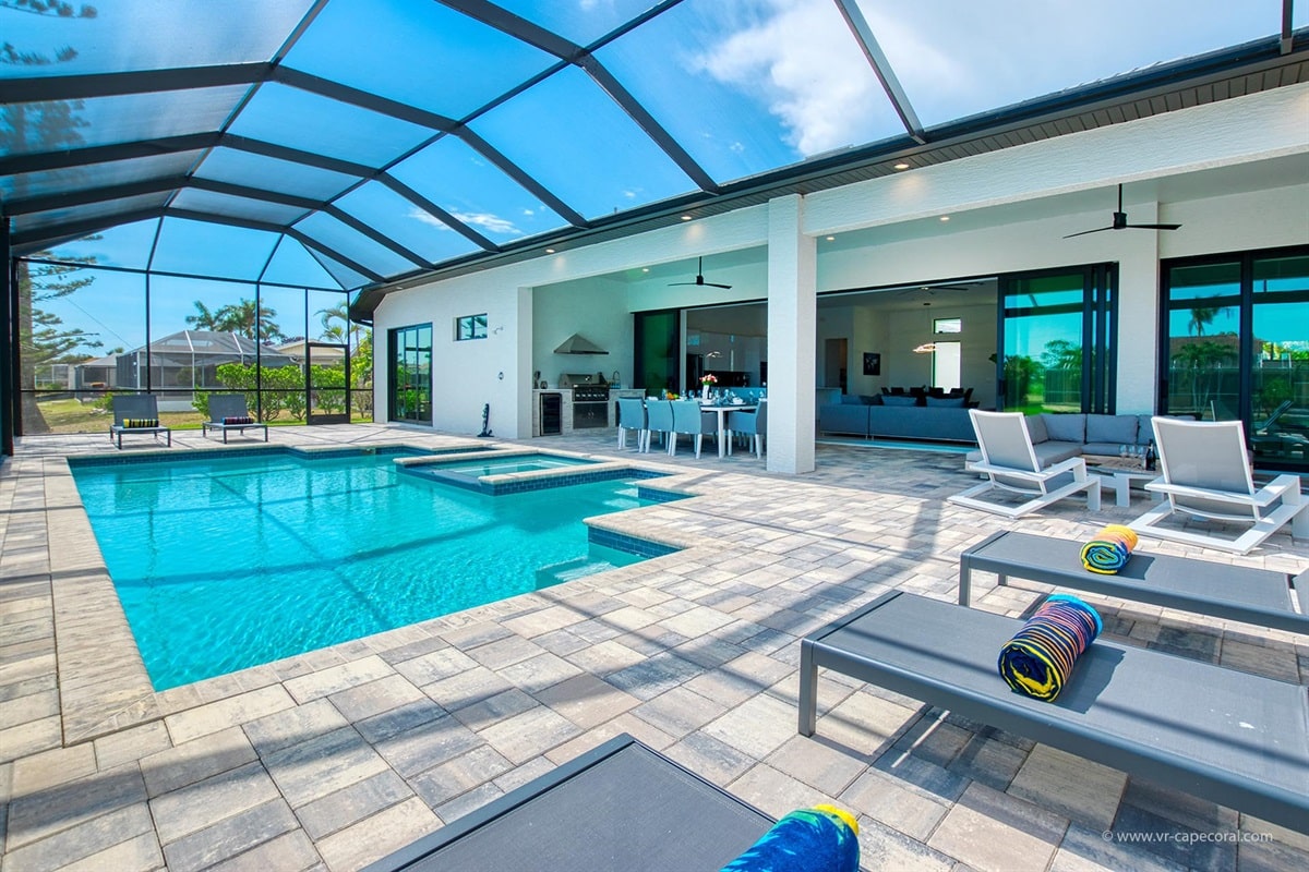Vacation home in Cape Coral, FL, available for rent, managed by Vacation Rentals Cape Coral