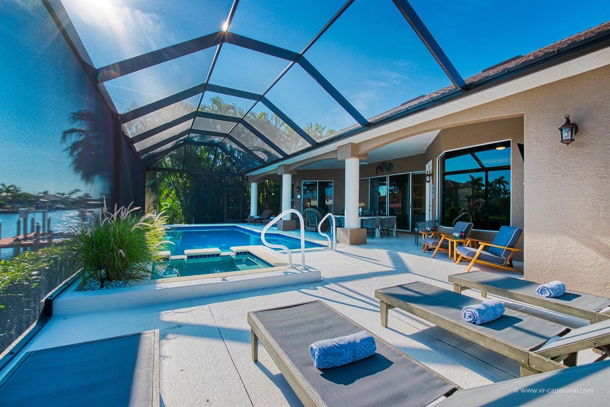Vacation home in Cape Coral, FL, available for rent, managed by Vacation Rentals Cape Coral