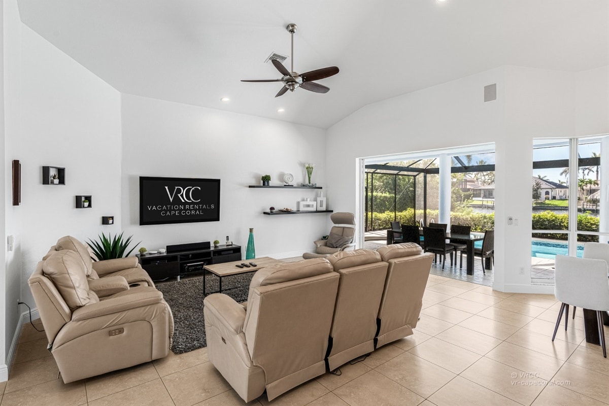 Vacation home in Cape Coral, FL, available for rent, managed by Vacation Rentals Cape Coral