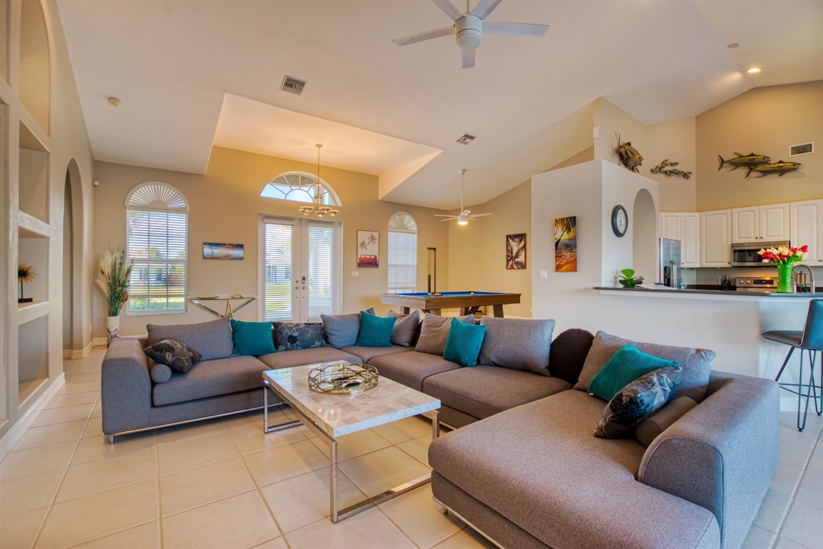 Vacation home in Cape Coral, FL, available for rent, managed by Vacation Rentals Cape Coral