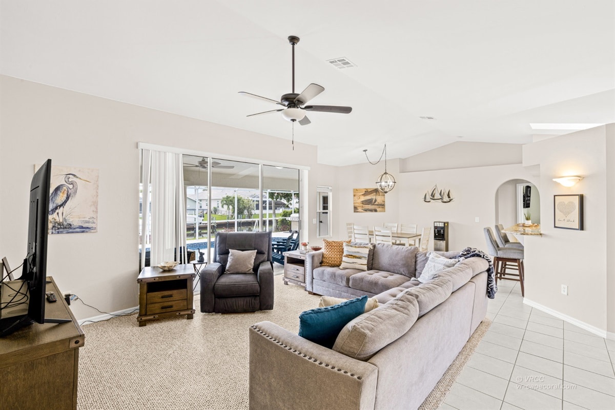 Vacation home in Cape Coral, FL, available for rent, managed by Vacation Rentals Cape Coral