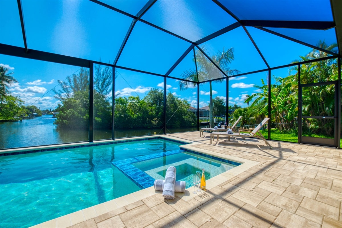 Ferienhaus in Cape Coral, Florida, zu vermieten, verwaltet von Vacation Rentals Cape Coral
