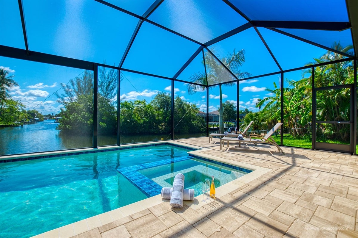 Ferienhaus in Cape Coral, Florida, zu vermieten, verwaltet von Vacation Rentals Cape Coral