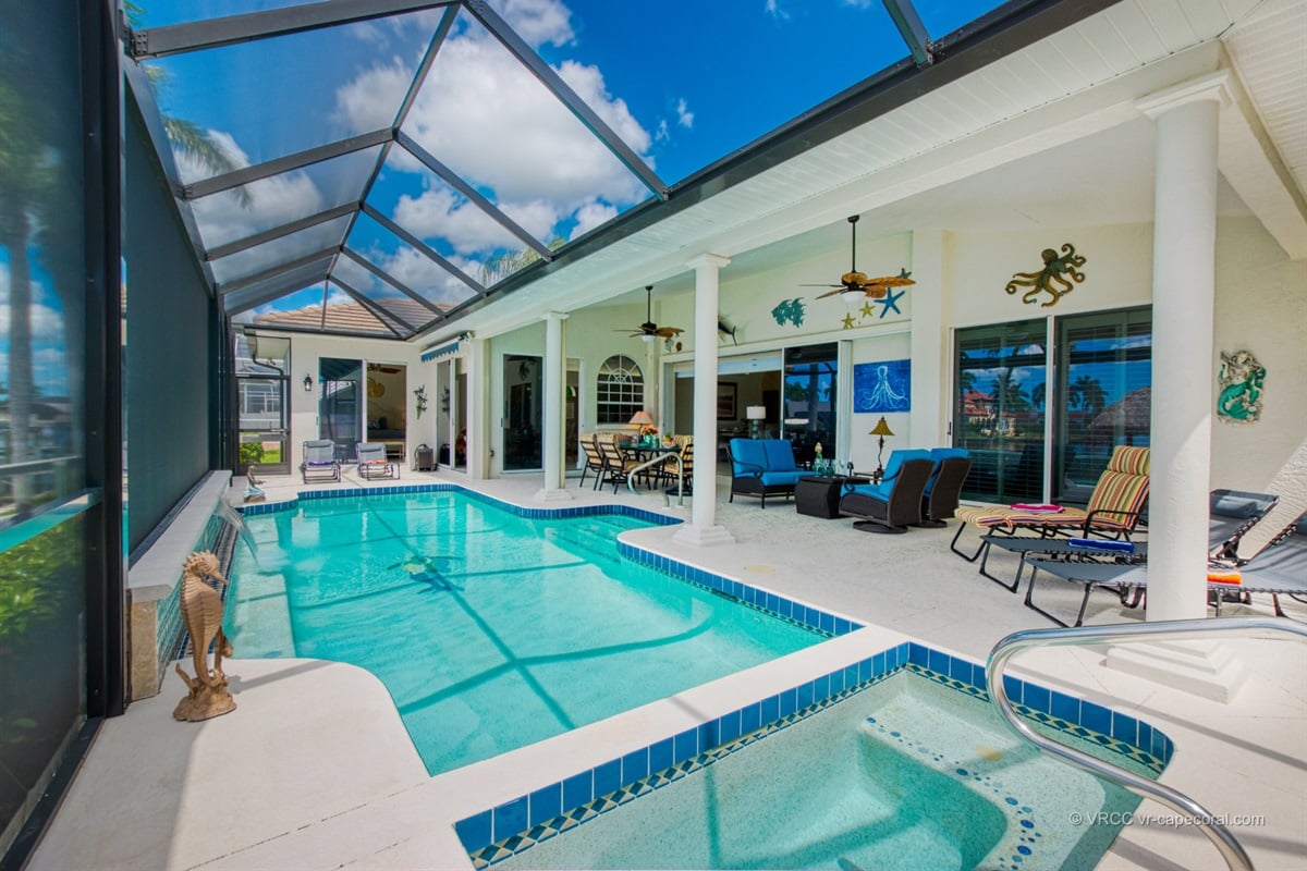 Ferienhaus in Cape Coral, Florida, zu vermieten, verwaltet von Vacation Rentals Cape Coral