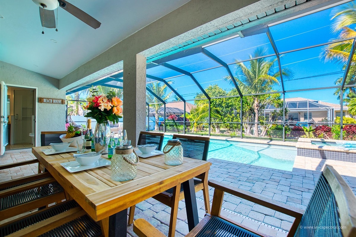 Vacation home in Cape Coral, FL, available for rent, managed by Vacation Rentals Cape Coral