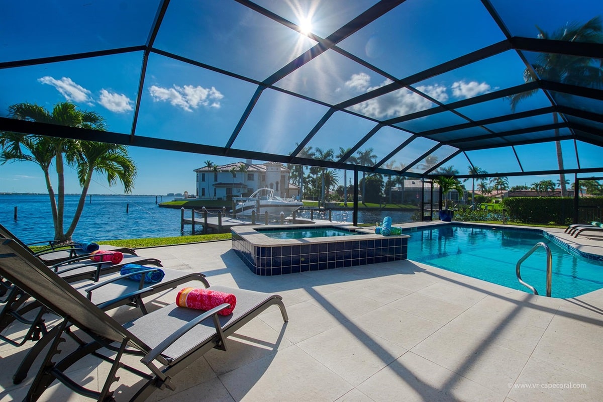 Ferienhaus in Cape Coral, Florida, zu vermieten, verwaltet von Vacation Rentals Cape Coral