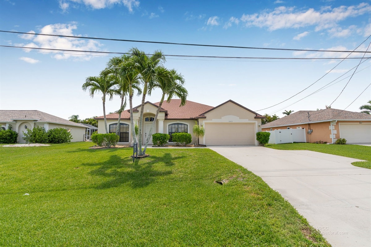 Vacation home in Cape Coral, FL, available for rent, managed by Vacation Rentals Cape Coral