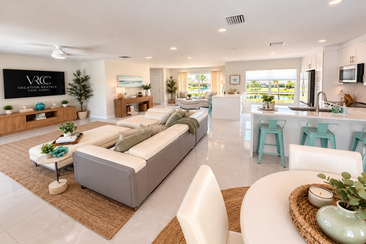 Vacation home in Cape Coral, FL, available for rent, managed by Vacation Rentals Cape Coral
