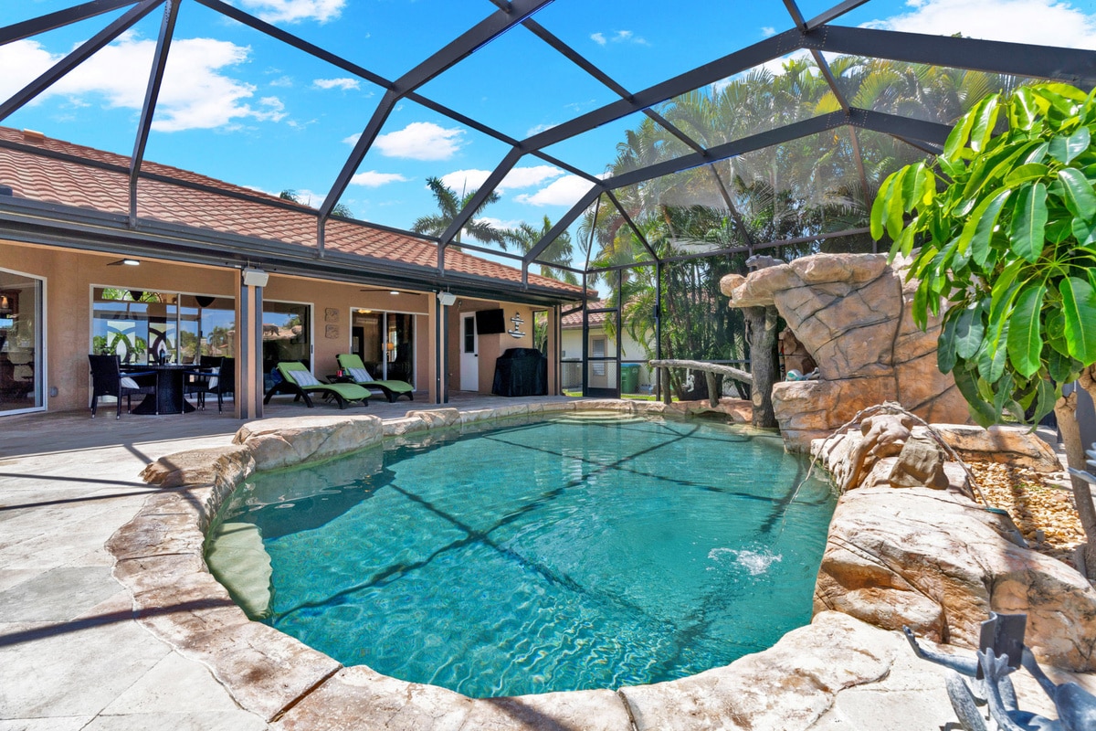 Ferienhaus in Cape Coral, Florida, zu vermieten, verwaltet von Vacation Rentals Cape Coral