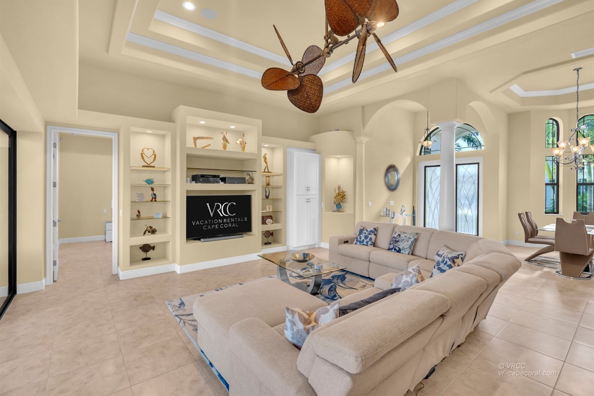 Vacation home in Cape Coral, FL, available for rent, managed by Vacation Rentals Cape Coral