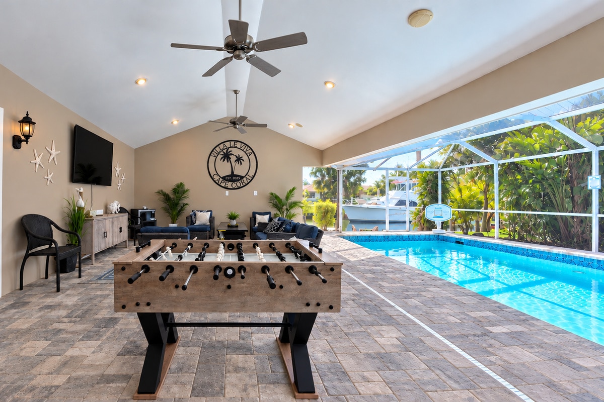 Vacation home in Cape Coral, FL, available for rent, managed by Vacation Rentals Cape Coral