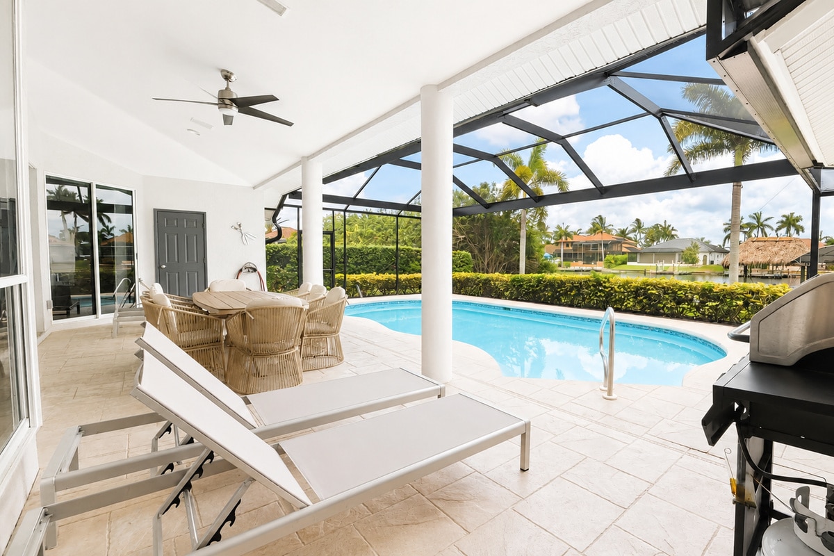 Vacation home in Cape Coral, FL, available for rent, managed by Vacation Rentals Cape Coral