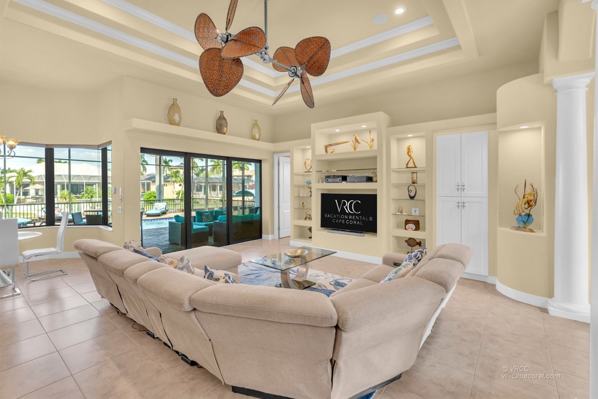 Vacation home in Cape Coral, FL, available for rent, managed by Vacation Rentals Cape Coral