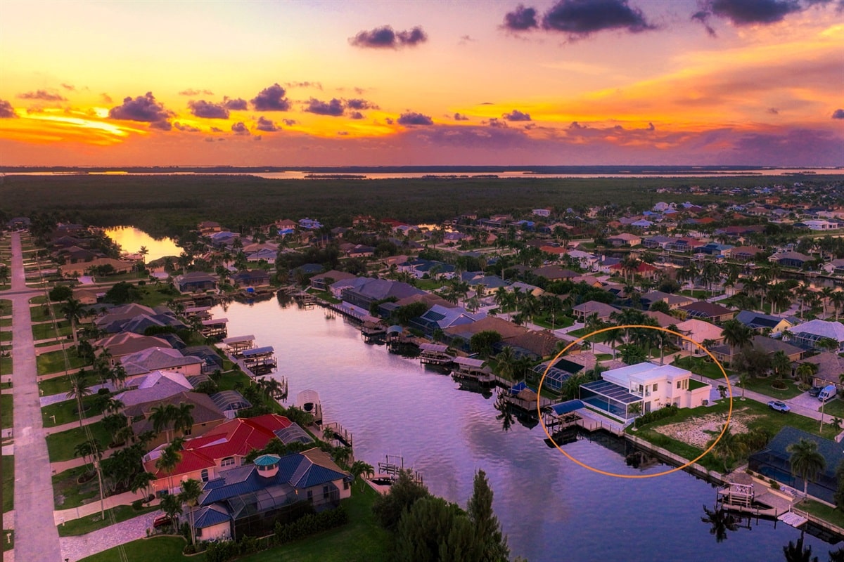 Ferienhaus in Cape Coral, Florida, zu vermieten, verwaltet von Vacation Rentals Cape Coral