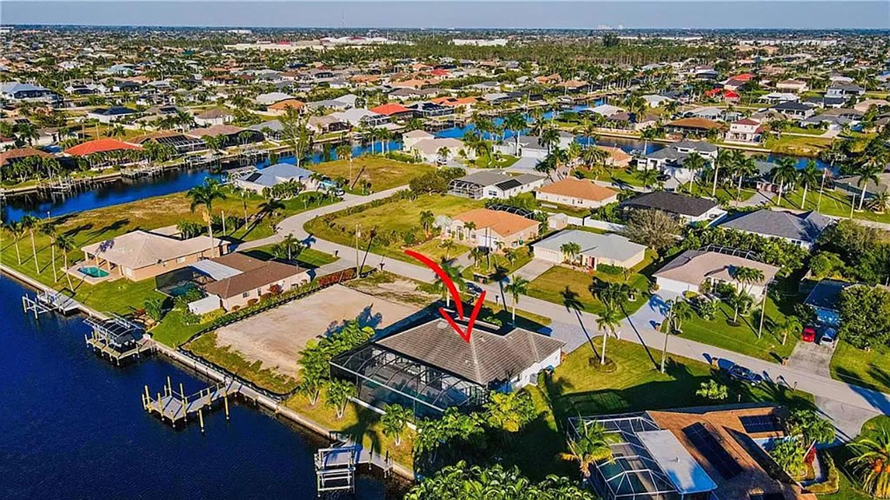 Vacation home in Cape Coral, FL, available for rent, managed by Vacation Rentals Cape Coral