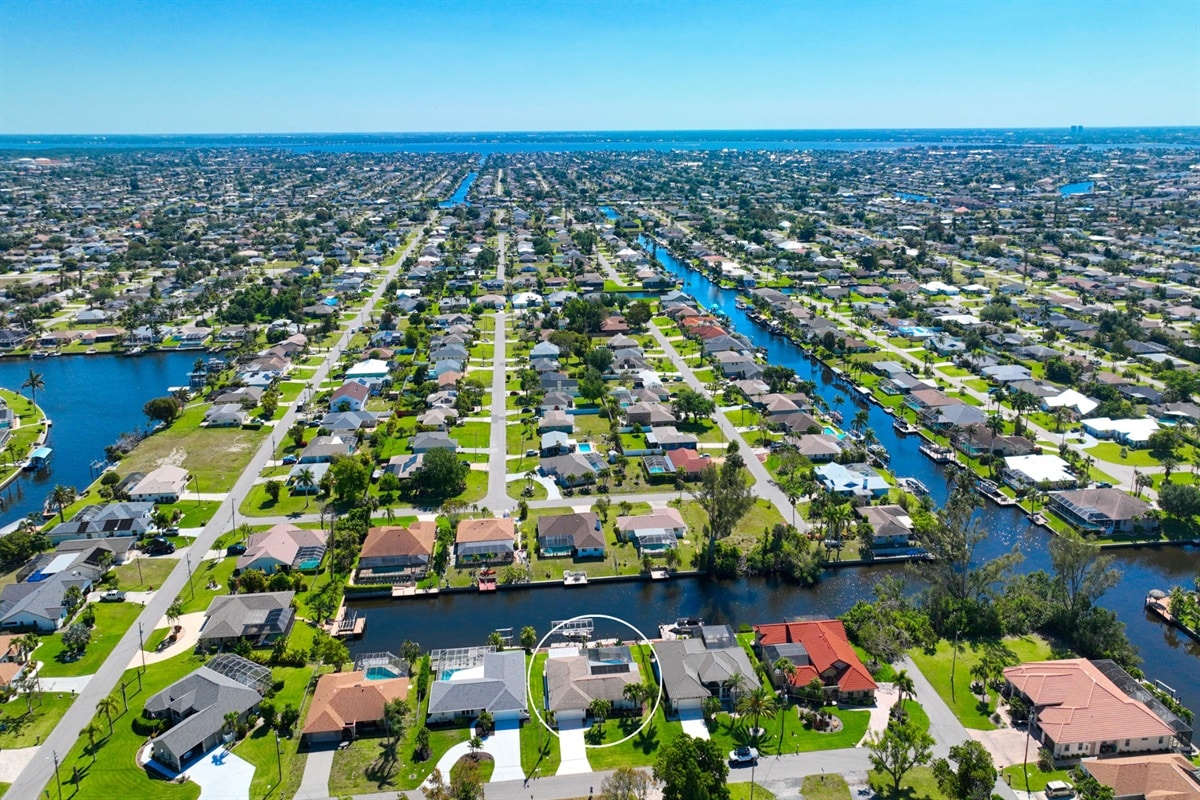 Vacation home in Cape Coral, FL, available for rent, managed by Vacation Rentals Cape Coral