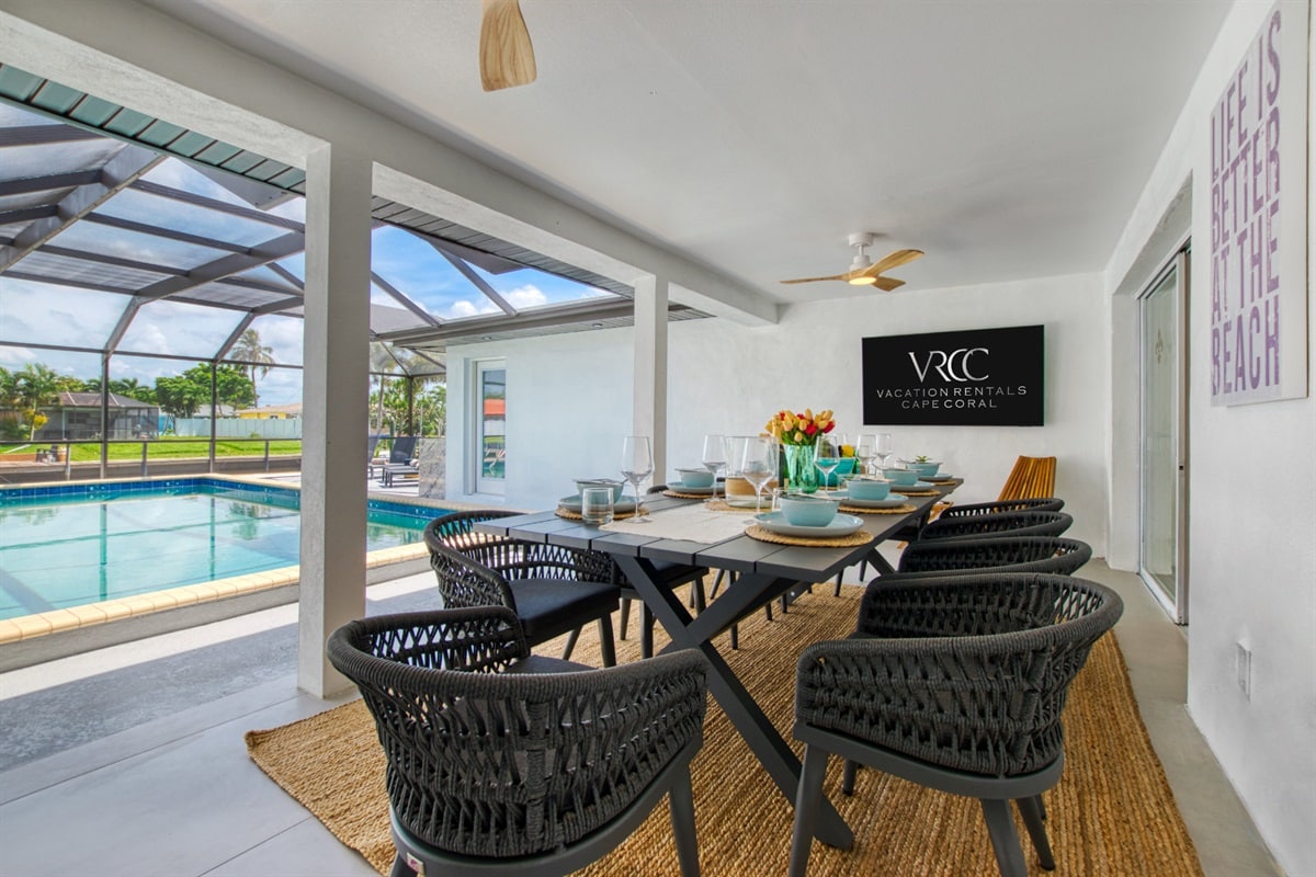 Vacation home in Cape Coral, FL, available for rent, managed by Vacation Rentals Cape Coral