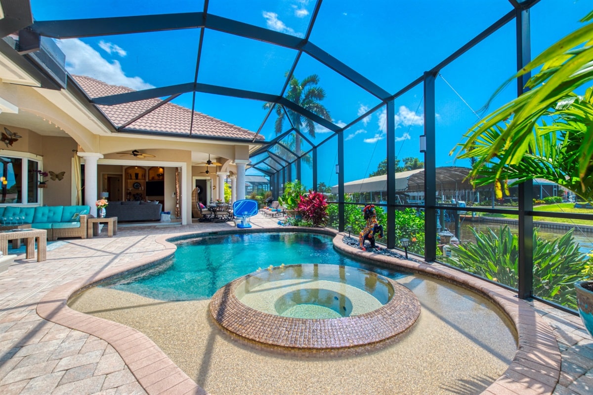 Ferienhaus in Cape Coral, Florida, zu vermieten, verwaltet von Vacation Rentals Cape Coral