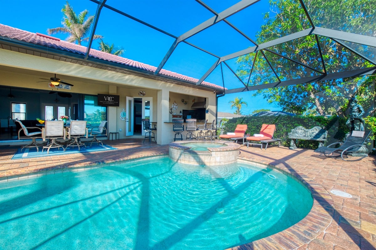 Vacation home in Cape Coral, FL, available for rent, managed by Vacation Rentals Cape Coral