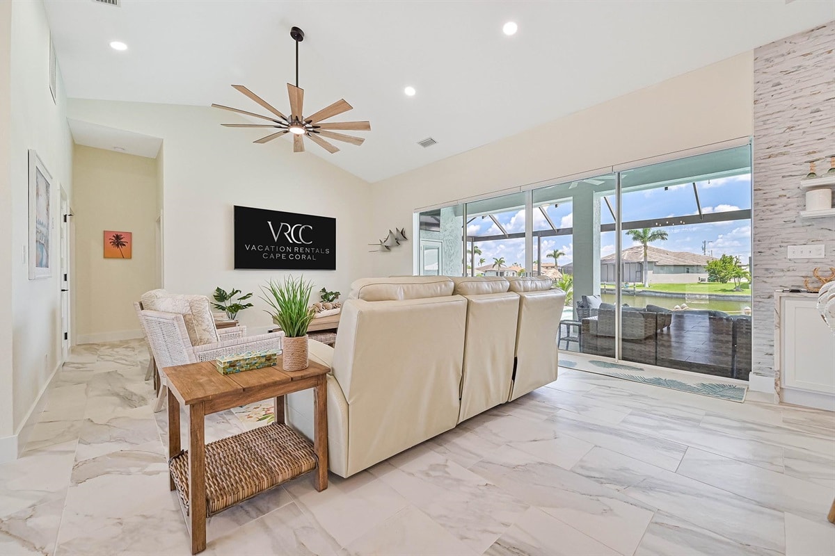 Vacation home in Cape Coral, FL, available for rent, managed by Vacation Rentals Cape Coral