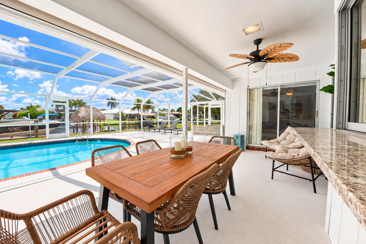 Vacation home in Cape Coral, FL, available for rent, managed by Vacation Rentals Cape Coral