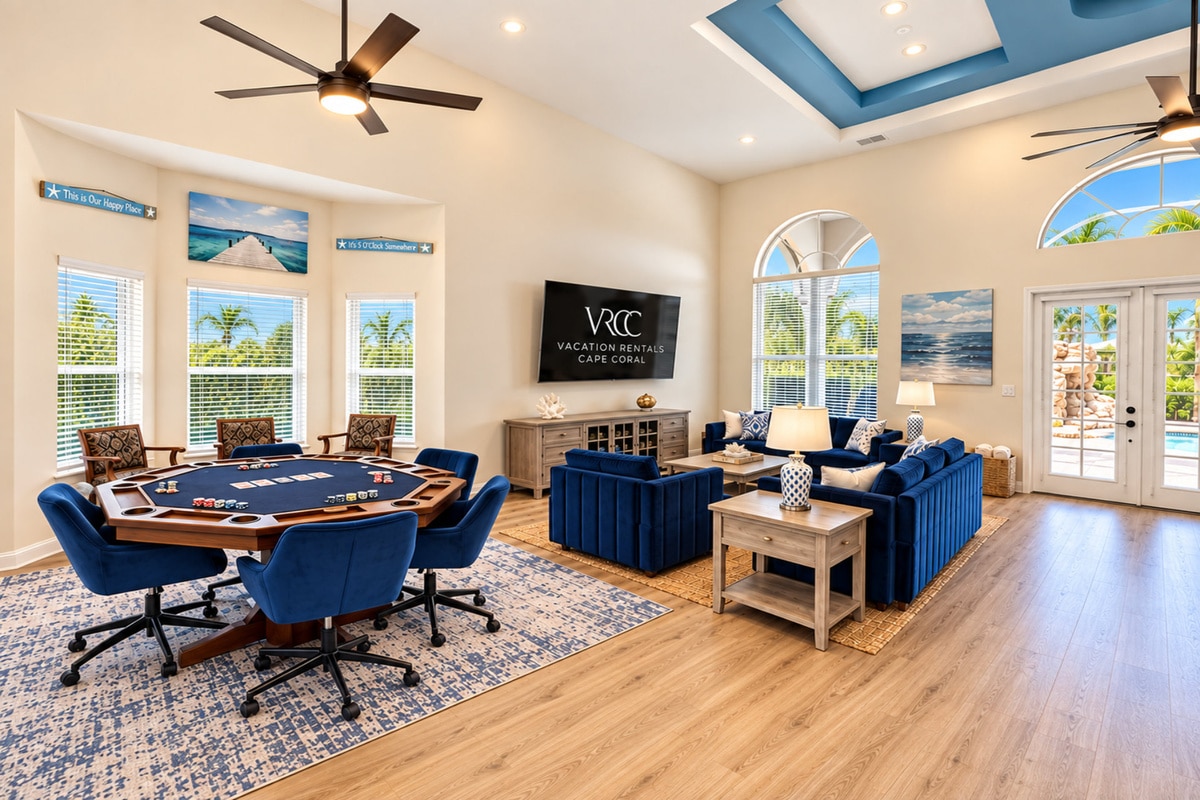 Vacation home in Cape Coral, FL, available for rent, managed by Vacation Rentals Cape Coral